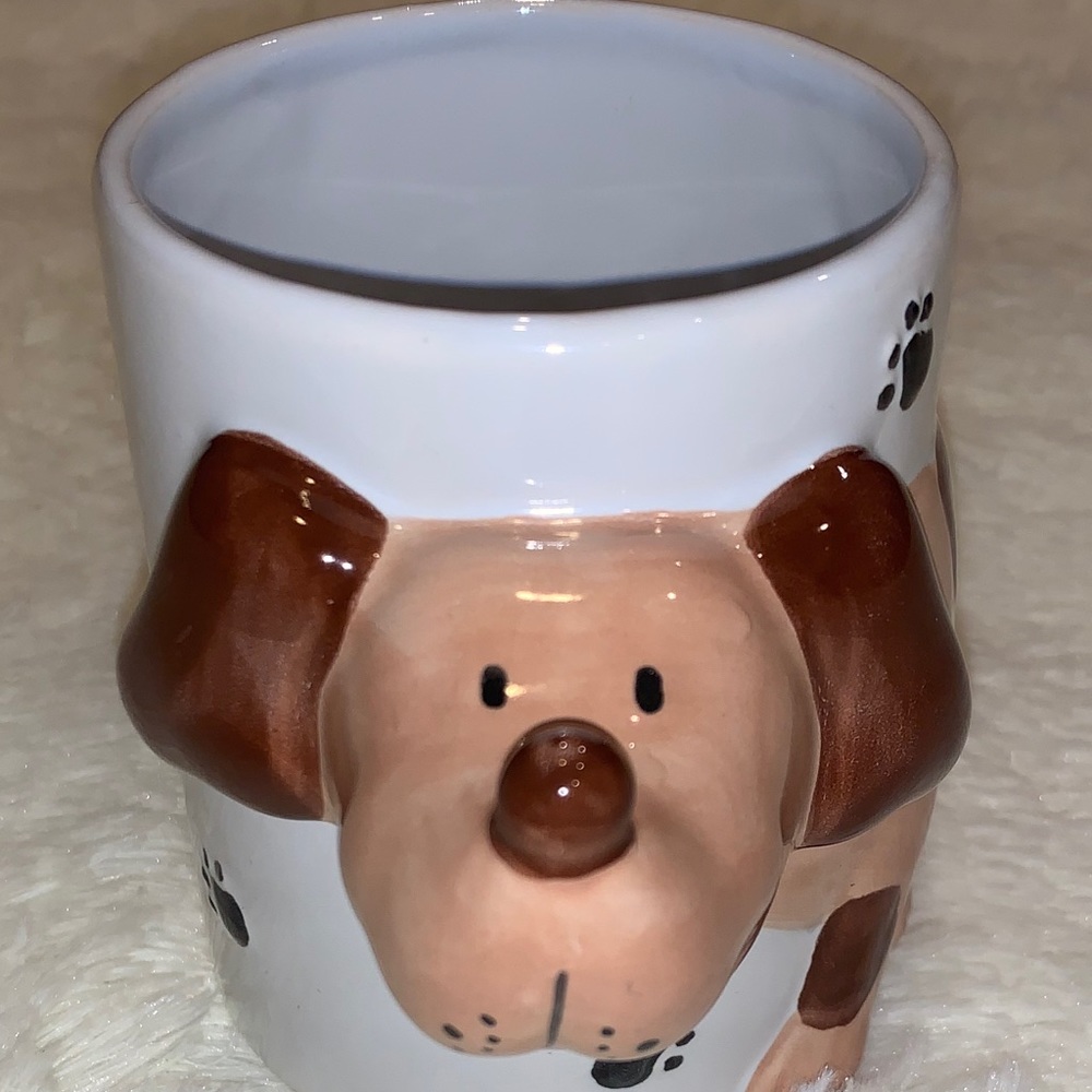 Adorable 3-D spotted Dog Coffee Mug
